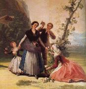 Francisco de Goya Blomsterforsaljerskan,omkring china oil painting artist